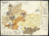 Akte 78.  Übersichtskarte der  europäischen und asiatischen (bis Bajkal-See) Teile der UdSSR mit ...