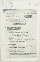 Akte 498.  OKH, Generalinspekteur der Panzertruppen: Notizen des Generalinspekteurs der Panzertru...
