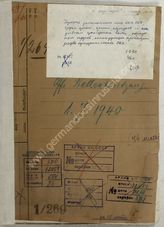 Akte 654.  Liste der Offiziers-Stellenbesetzung des Oberkommandos der Wehrmacht, des Oberkommando...