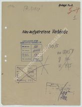 Akte 590. Unterlagen des Ic der Heeresgruppe Mitte: Kartenpause der im September und Oktober 1942 vor der Heeresgruppe neu aufgetretenen Verbände der Roten Armee 
