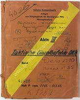 Akte 633. Anlagen zum KTB der Heeresgruppe Mitte – Führungsabteilung – Akte III: Taktische Einzelbefehle OKH, Heft 4 vom 1.1.1943-31.3.1943 