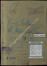 Akte 728. Unterlagen des Ic der Heeresgruppe Mitte: laufende Meldungen (21.8.-27.8.1943)