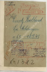 Akte 697. Unterlagen des Ic der Heeresgruppe Mitte: laufende Meldungen (6.9.-10.9.1943) 