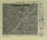 Akte 732. Karte für eine Artillerie-Rahmenübung auf dem Truppenübungsplatz Grafenwöhr (Ausgangslage für die 1. Übung) – Stand 30.6.1938, M 1:100.000. 