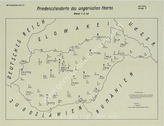 Akte 806. Unterlagen der OKH-Abteilung Fremde Heere Ost: Karte der Friedensstandorte des ungarischen Heeres – Stand 1.2.1940, M 1:1.000.000. 