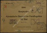 Akte 438. Alphabetische Übersicht der Flugplätze in südlichen Gebieten der Sowjetunion. Stand: 30.04.1942. 