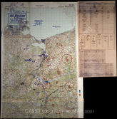 Akte 30.  Lagekarte der Heeresgruppe „Weichsel“, Stand 13. März 1945, abends, M 1:300 000 
