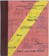 Akte 626. Anlagen zum KTB der Heeresgruppe Mitte – Führungsabteilung – Akte XIII: Luftwaffe, Heft 3 vom 1.9.42-31.3.1943 