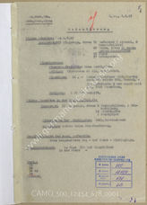 Akte 678. Unterlagen des Ic der Heeresgruppe Mitte: laufende Meldungen (9.9., 10.9.1943) 