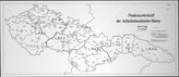 Akte 683.  Karte zu den Stationierungsorten des tschechoslowakischen Heeres in Friedenszeiten – Stand 1.4.1938, M 1:750.000.