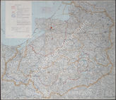 Akte 738. Karte von Stellungen und Sperren in Ostpreußen, die gegenwärtig ausgebaut bzw. erkundet werden – Stand 6.5.1939. 