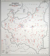 Akte 739. Документы отдела «Иностранные армии Востока» Главного командования сухопутных сил (ОКХ): карта расквартирования польских сухопутных сил в мирное время – по состоянию на июль 1939 г., М 1: 800 000.