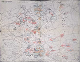 Akte 748. Unterlagen der OKH-Abteilung Fremde Heere Ost: Karte zur militärischen Lage in Polen – Stand 12.8.1939, M 1:1.000.000. 
