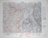 Akte 759. Unterlagen der Ia-Abteilung des AOK 4: Karte der belgischen Befestigungsanlagen in den Ardennen – Stand 15.10.-20.12.1939, M 1:100.000.