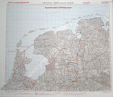 Akte 773. Unterlagen der OKH-Abteilung Fremde Heere West: Karte zu den niederländischen Befestigungsanlagen im Leeuwarden – Stand 15.3.1940, M 1:300.000. 