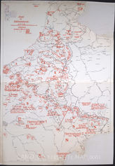 Akte 774. Unterlagen der OKH-Abteilung Fremde Heere Ost: Karten zur Kräftegliederung der niederländischen, belgischen und französischen Streitkräfte an der deutschen Grenze – Stand 21.4.1940, M 1:500.000. 