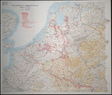 Akte 777. Unterlagen der OKH-Abteilung Fremde Heere West: Karte der Befestigungsanlagen in den Niederlanden, Belgien und Nordfrankreich – Stand 7.5.1940, M 1:500.000. 