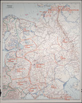Akte 819. Unterlagen der Ic/AO-Abteilung der Führungsabteilung der Heeresgruppe B: Karte zur Gliederung der Roten Armee im europäischen Teil der UdSSR – Stand 15.2.1941, M 1:2.500.000. 