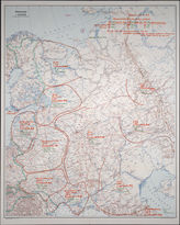 Akte 834. Unterlagen der Ic/AO-Abteilung der Führungsabteilung der Heeresgruppe B: Karte zur Gliederung der Roten Armee im europäischen Teil der UdSSR – Stand 22.4.1941, M 1:2.500.000.