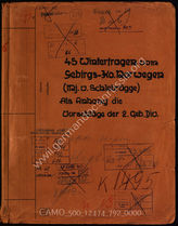 Akte 792. Unterlagen der Id-Abteilung des Gebirgs-Korps Norwegen (Major Hans von Schlebrügge): Vorschläge der 2. Gebirgsdivision für Maßnahmen bei der Truppe für den Kampf unter winterlichen Bedingungen