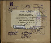 Akte 57. Deutsche Funksprüche, gesendet vom deutschen Flottentender “Hela” mit geöffneten Text nach der Kapitulation Deutschlands in der Zeit vom 8. bis 10. Mai 1945.