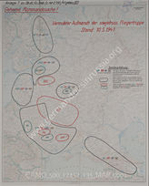 Akte 135 Vermuteter Aufmarsch der sowjetischen Fliegertruppe. Stand 10.05.1941. Anlage 1 zu Ob. d. L. Führungsstab 1c. 
