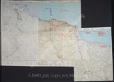 Akte 929.  Unterlagen der OKH-Abteilung Fremde Heere West: Karte zur Dislokation britischer und anderer alliierter Einheiten sowie von Wehrmachtstruppen in Libyen – Stand 22.1.1943, M 1:500.000.