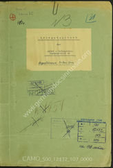 Akte 107. Unterlagen der Armee-Gefangenen-Sammelstelle 46: KTB der Armee-Gefangenen-Sammelstelle 46 vom 13.9.-31.12.1944, nebst Anlagen. 