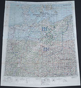 Akte 576. Karten, Kartenpausen und Luftbild zu den Luftverteidigungs- und Luftbeobachtungseinrichtungen der Luftwaffe in Berlin.