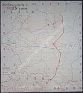 Дело 331.  Польша. Карта полигонов. Масштаб 1:800 000.
