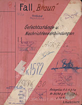 Akte 463.	Unterlagen der Ia-Abteilung des AOK 7: Karte der Gefechtsstände und Nachrichtenverbindungen des AOK 7, Anlage 6 zu GKdos. 83/40 vom 16.4.1940