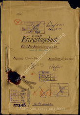 Akte 607. Unterlagen des Kommandeurs der Divisionsnachschubtruppen 104 der 104. Jägerdivision: KTB des Kommandeurs der Divisionsnachschubtruppen 104, 1.1.-30.6.1944 u.a. 
