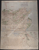 Akte 953.  Unterlagen der Operationsabteilung (III) des OKH: Karte zur militärischen Lage in Tunesien – Stand 18.3.1943, M 1:500.000.