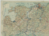 Дело 826: Документы отдела IIIb оперативного управления Генерального штаба при ОКХ: карта «Положение на Востоке» - Карта, показывающая положение войск вермахта на германо-советском фронте, включая положение частей Красной Армии, по состоянию на 26.09.1943