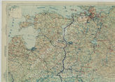 Дело 831: Документы отдела IIIb оперативного управления Генерального штаба при ОКХ: карта «Положение на Востоке» - Карта, показывающая положение войск вермахта на германо-советском фронте, включая положение частей Красной Армии, по состоянию на 01.10.1943