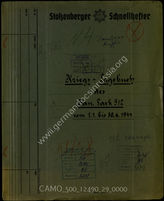 Akte 29.   Unterlagen der Ia-Abteilung des Sanitätsparks 512: KTB des Sanitätsparks 512, 1.1.-30.06.1944.