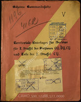 Akte 527: Unterlagen des Oberquartiermeisters 2 des AOK 15: Zeitplan für die II. Staffel der Einsatzdivisionen ay, by und cy, Unterkunftsübersichten, Verladepläne u.a.