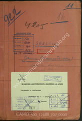 Akte 707: Unterlagen des Armeeintendanten beim AOK 16: Schriftwechsel und Anordnungen zur Versorgung der Truppen des AOK 16 sowie von „Seelöwe“, Aktennotizen, Verwaltungsanordnungen 