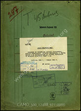 Akte 921: Unterlagen der Ia-Abteilung des Infanterieregiments 133: Schriftverkehr zu Ausstattung mit Kartenmaterial zu England, Angaben zu britischen Befestigungsanlagen u.a.