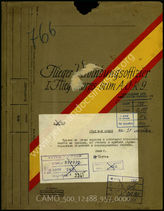 Akte 957: Unterlagen des Fliegerverbindungsoffiziers beim AOK 9: Befehl des XV. Armeekorps für den Westfeldzug, Gliederungsübersicht der 7. Panzerdivision, Material der Division für eine Planübung, Feindlagebericht des I. Fliegerkorps 
