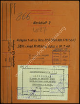 Akte 1060: Unterlagen der Ia/Pi-Abteilung des Generalkommandos des XXXXI. Armeekorps: Fotos von Erprobungen für das Merkblatt Nr. 2 des Versuchsstabes R