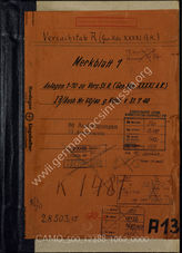 Akte 1062: Unterlagen der Ia/Pi-Abteilung des Generalkommandos des XXXXI. Armeekorps: Merkblatt Nr. 1 des Versuchsstabes R (Übungen mit dem Tauchpanzerkampfwagen), einschließlich entsprechender Fotos