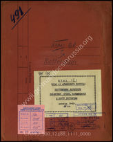 Akte 1111: Unterlagen der Ia/Pi-Abteilung des Generalkommandos des XXXXI. Armeekorps: Angaben zu Schiffen des Verladestabes Rotterdam und deren Ladekapazitäten