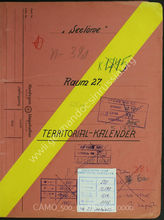 Akte 1607: Unterlagen der Ia-Abteilung der 225. Infanteriedivision: Territorialkalender für den Raum 27 bei „Seelöwe“, Erkundungsberichte, Übersichten zu Belegungsmöglichkeiten u.a.