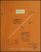 Akte 1931: Unterlagen der Ia-Abteilung des Kommandostabes Antwerpen: Übersicht zu Luftschutzräumen in der Nähe der Anmarschstraßen, Angaben zur Beschilderung von Anmarschstraßen