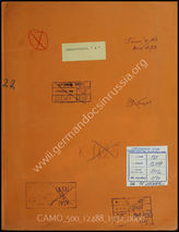 Akte 1932: Unterlagen der Ia-Abteilung des Kommandostabes Antwerpen: Übersicht zu Luftschutzräumen in der Nähe der Anmarschstraßen, Angaben zur Beschilderung von Anmarschstraßen