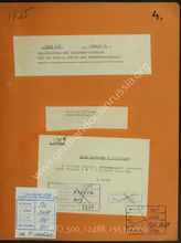 Akte 1963: Unterlagen der Ia-Abteilung des Kommandostabes Antwerpen: Dienstanweisungen für den Verkehrsoffizier, Straßenverzeichnis u.a. 