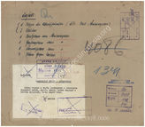 Akte 1978: Unterlagen der Ia-Abteilung des Kommandostabes Antwerpen: Liste der Abrufpunkte, Hafenpläne von Calais u.a.