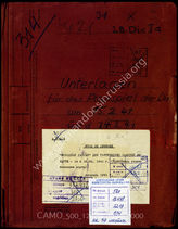 Akte 2219: Unterlagen der Ia-Abteilung der 28. Infanteriedivision: Material zu einem taktischen Planspiel der Division am 14./15.2.1941 sowie einem Versorgungsplanspiel des Verbandes vom 28.1.-13.2.1941  