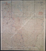 Дело 555: Документы отдела IIIb оперативного управления Генерального штаба при ОКХ: карта «Положение на Востоке» - Карта, показывающая положение войск вермахта на германо-советском фронте, включая положение частей Красной Армии, по состоянию на 29.12.1942
